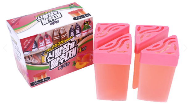 Shoe Cabinet Deodorizer 4P_Peach 65g*4