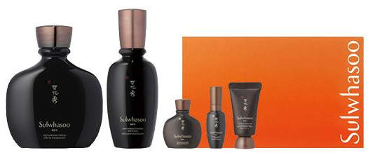 Men's Recharging 2-Piece Set (Sulwhasoo Men Recharging Serum 140ml + Sulwhasoo Men Recharging Emulsion 90ml / Sulwhasoo Men Recharging Serum 15ml + Sulwhasoo Men Recharging Emulsion 8ml + Sulwhasoo Men UV Defense Protector 15ml)