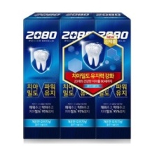 2080 Power Shield Plus Toothpaste Blue Double 140 g x 3 pieces