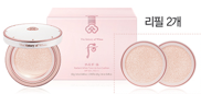 THE WHOO Gongjinhyang Seol Brightening Tone-Up Sun Cushion Set
