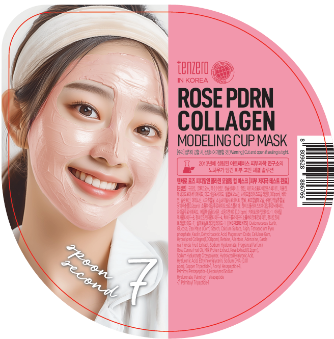 텐제로 로즈 피디알엔 콜라겐 모델링 컵 마스크