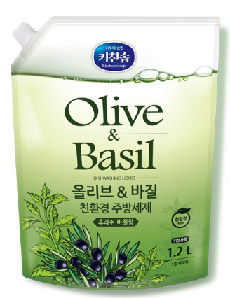 Olive & basil dishwashing detergent 1.2L