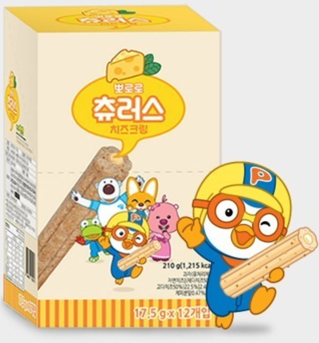 Pororo Cheese Cream Churros (12pcs) 210g