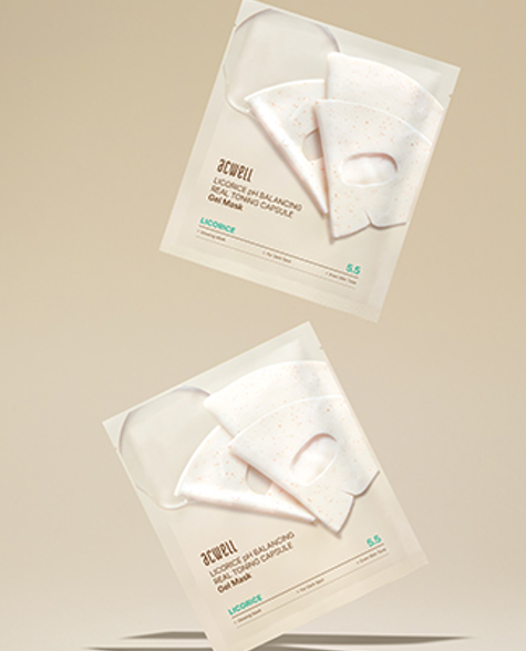 Licorice pH Balancing Real Toning Capsule Gel Mask 34g