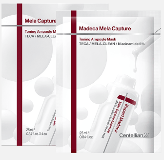 Madeca Mela Capture Toning Ampoule Mask 25ml *4