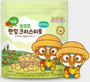 Pororo Mini Vegetable Crispy Roll 60g