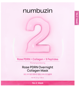2번 로즈 PDRN 콜라겐 랩핑 오버나잇 필름팩(1매입)
