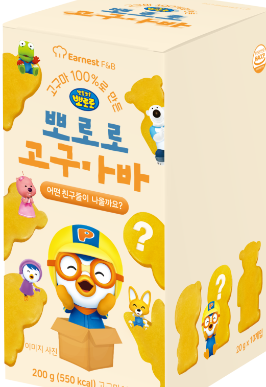 Pororo Sweet Potato Bars (10pcs) 200g