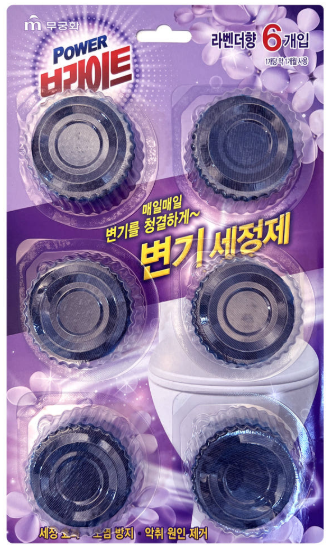 Bright toilet cleaner (6 pieces) 40G*20