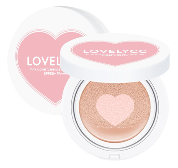 PINK COVER ESSENCE SUN CUSHION SPF50+ PA+++ Cream Ivory