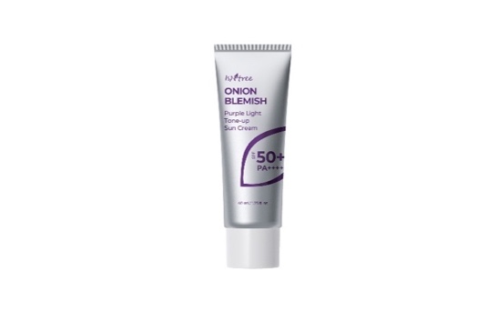 다이소_어니언 블레미쉬 퍼플 라이트 톤업 선크림 40ml