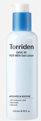다이브인 포맨 저분자 히알루론산 젤 로션 200ml