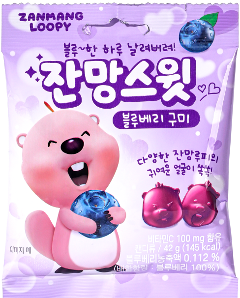 Zanmang Sweet Blueberry Gummy (12pcs) 504g