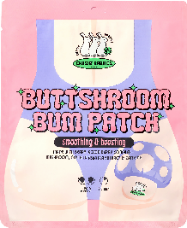 Chasin' Rabbits Butt shroom Bum Patch 2pcs