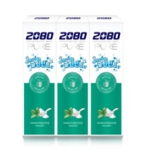 2080 Pure Toothpaste Clean Mint 120 g × 3p
