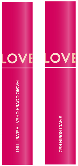 MAGIC COVER CHEAT VELVET TINT MV01 RUBIN RED