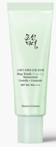 조선미녀 스테이프레쉬톤업선크림#그린50ml