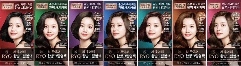 Ryo Elegant gray hair Cream Dark Brown 7N