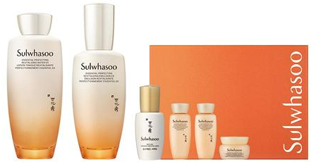 Essential Comfort Perfecting 2-Piece Set (Essential Comfort Balancing Water EX 150ml + Essential Comfort Balancing Emulsion EX 125ml / First Care Activating Perfecting Serum 8ml + Essential Comfort Balancing Water EX 15ml + Essential Comfort Balancing Emulsion EX 15ml + Essential Firming Cream EX 5ml)